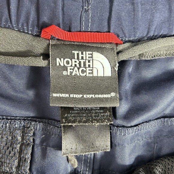 The North Face Mens Navy Blue Swim Trunks Size Medium Belted Liner Cut Out - Picture 4 of 7